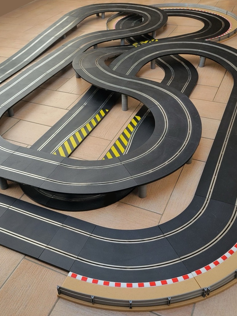 Black Slot Car Race Track Set - Kids Toys